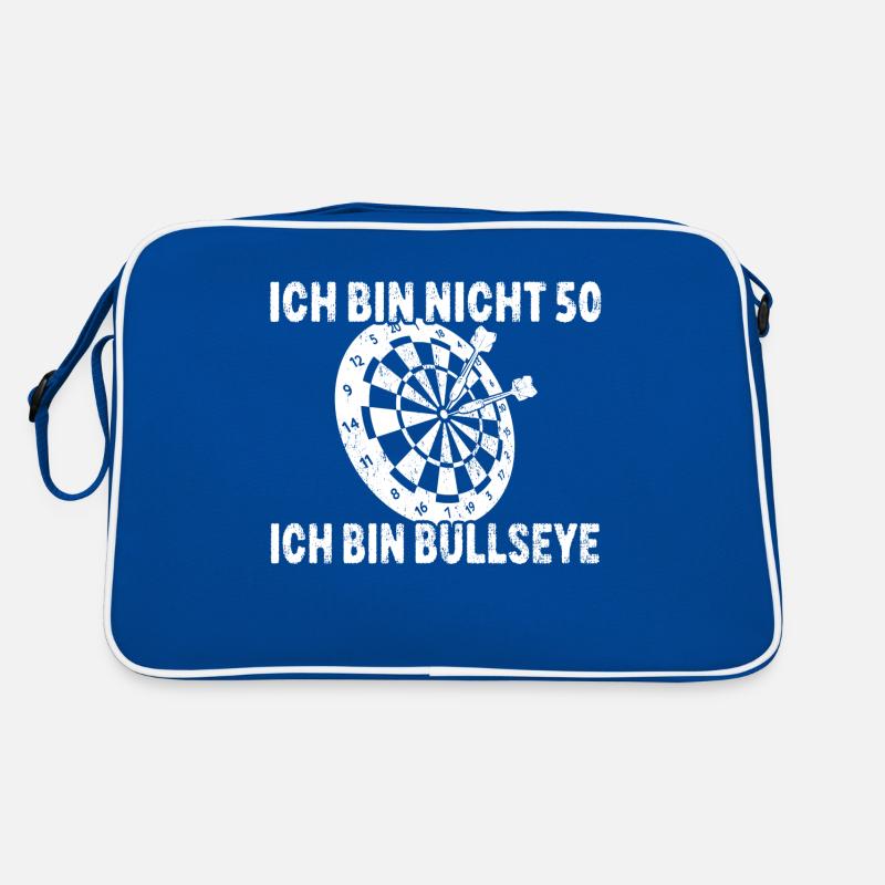 Ich Bin Nicht 50 Ich Bin Bullseye 50. Geburtstag Retro Tasche