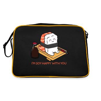 Soy Happy Sushi - Retro Bag - black/gold - Back