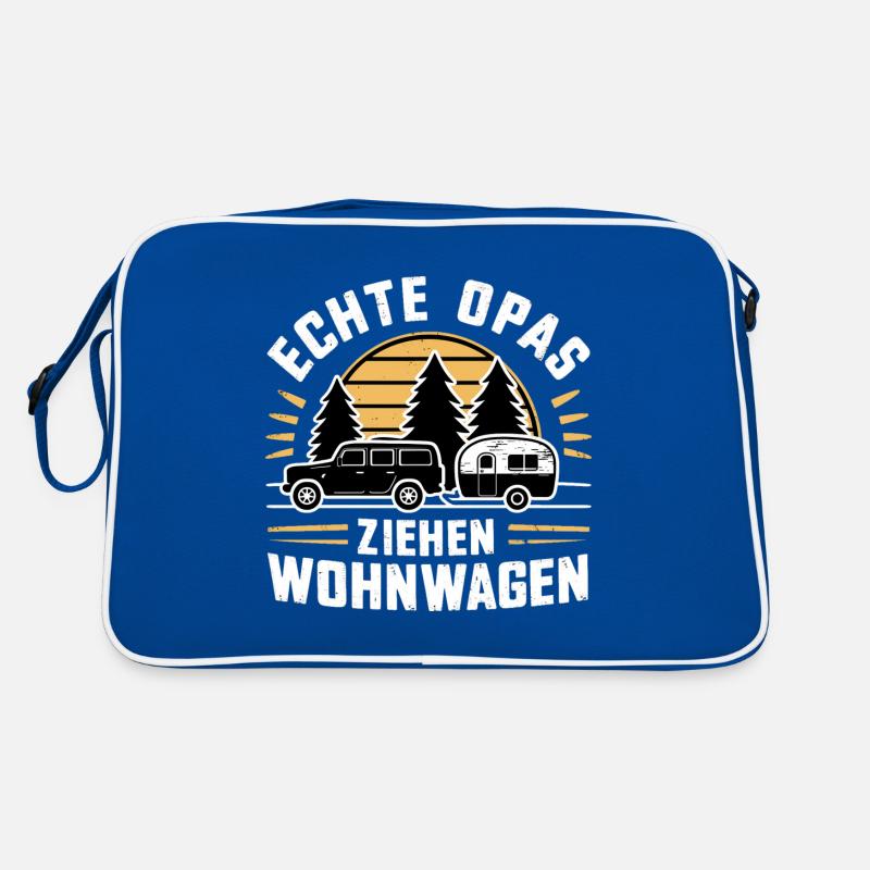 Camping Opa Retro Tasche