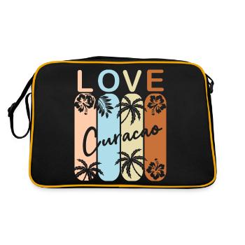 Curacao - Retro Bag - black/gold - Back