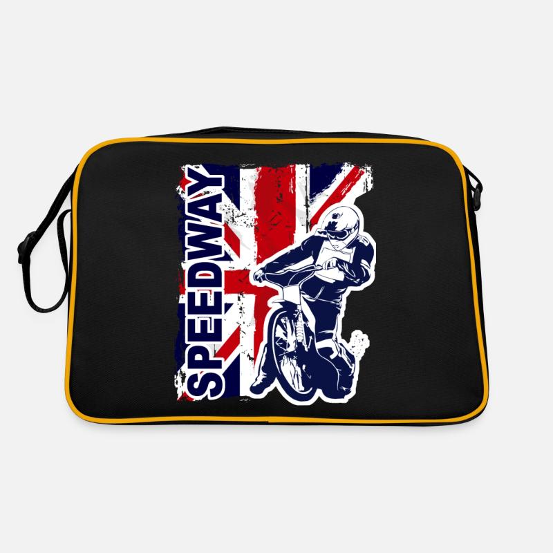 Speedway Racing - Retro Bag - black/gold