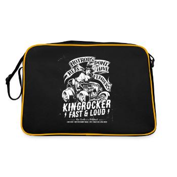 No fenders - Retro Bag - black/gold - Back