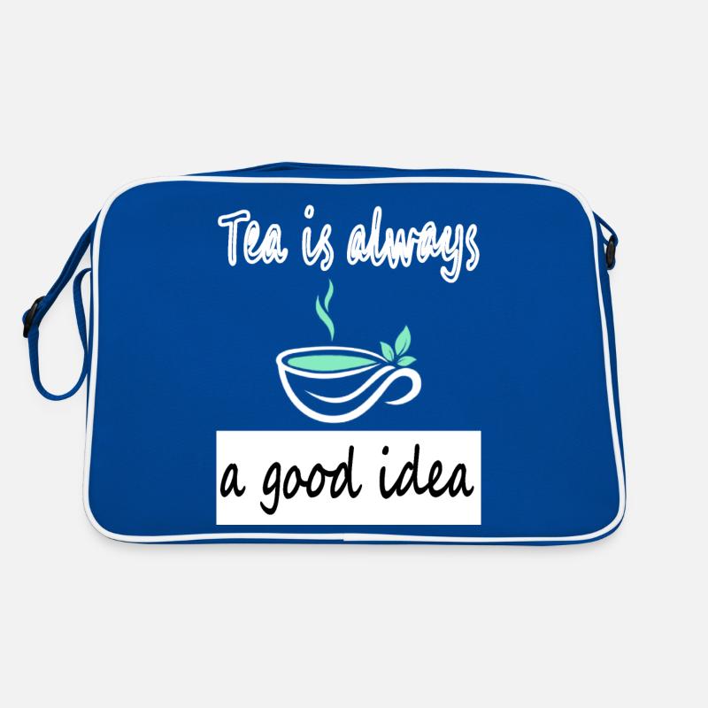 Tea drinking tea drinker gift cup green tea Retro Bag