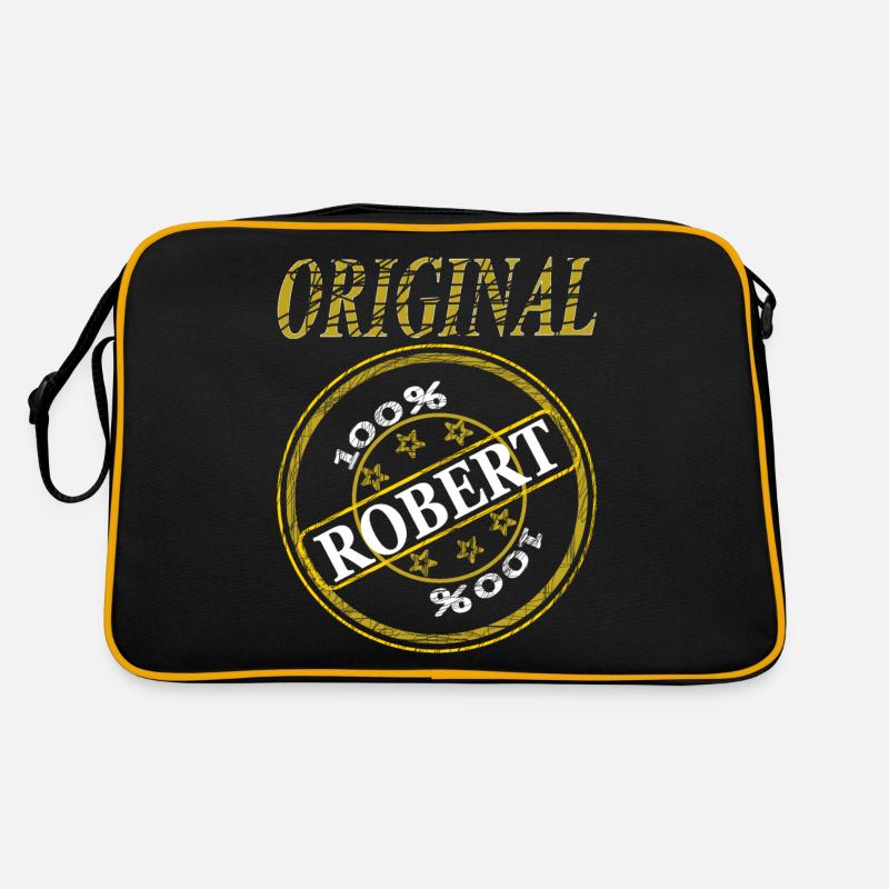 Ich heiße Robert Original 100% Robert Geschenk Retro Tasche