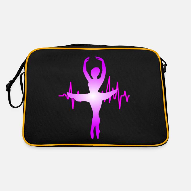 Ballet danse ballet danseur de danse de danse cadeau Sac Retro