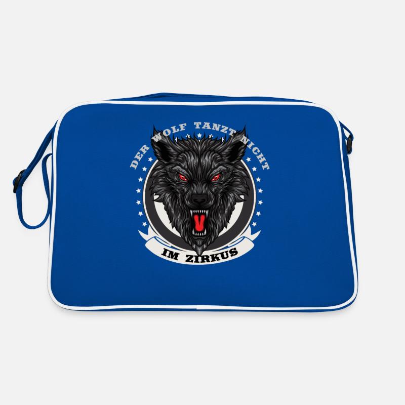 The wolf does not dance in the circus - wolves pack nature Retro Bag