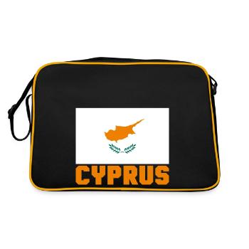 Chypre - Sac Retro - noir/or - Dos