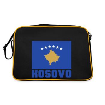 Kosovo - Retro Bag - black/gold - Back