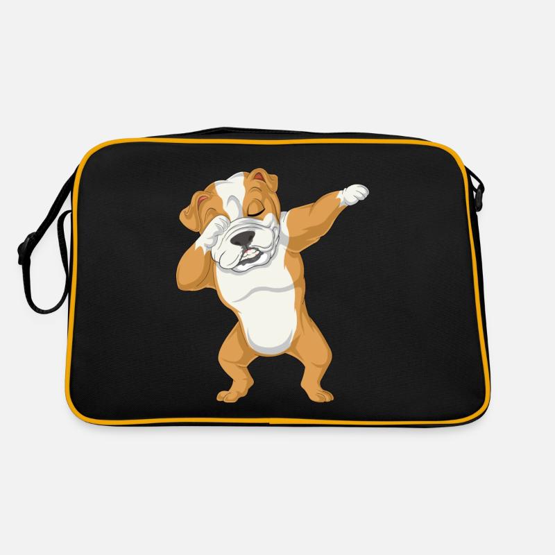Dabbing Bouledogue anglais Sac Retro