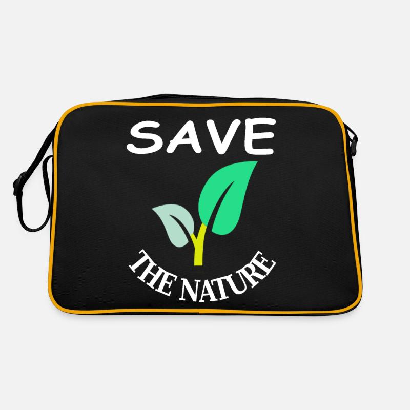 Save Nature Save the World Environment Gift Retro Bag