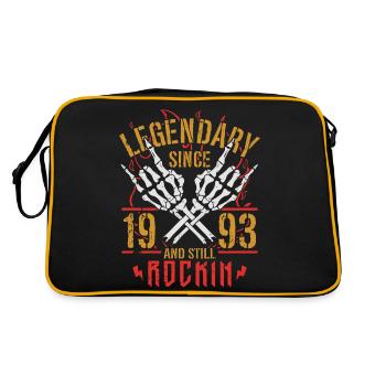Legendary since 1993 Vintage Birthday Gift - Retro Bag - black/gold - Back