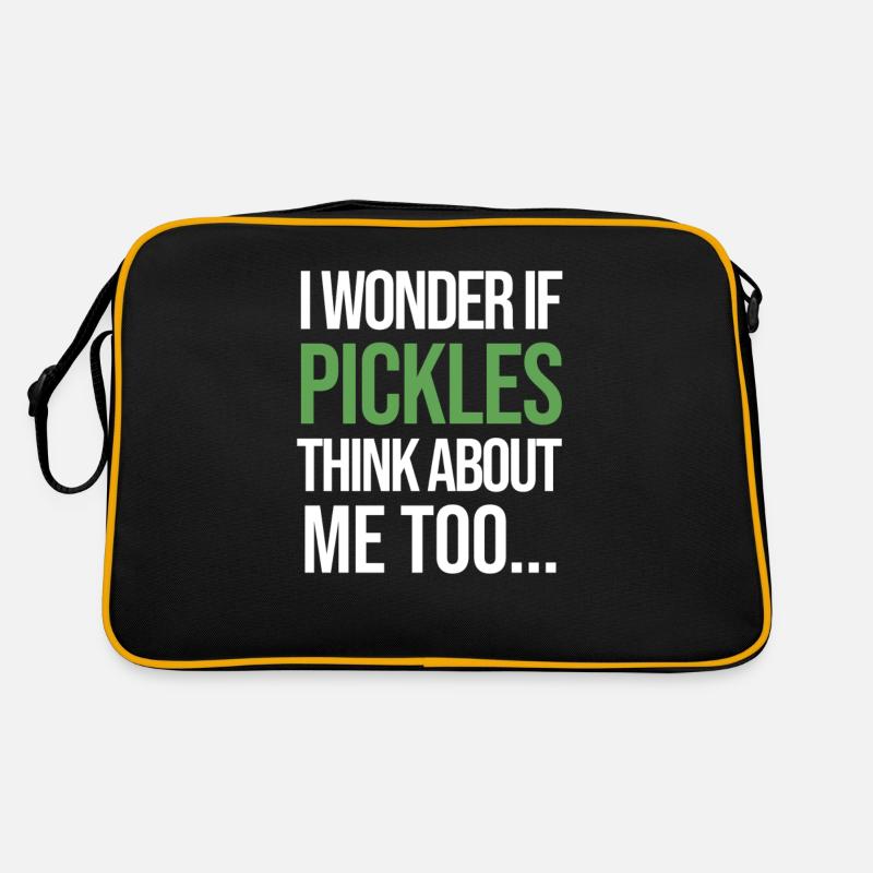 Je me demande si PICKLES pense aussi à moi... Sac Retro
