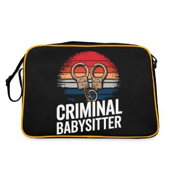 Correctional officer Guard Correctional officer - Retro Bag - black/gold - Back