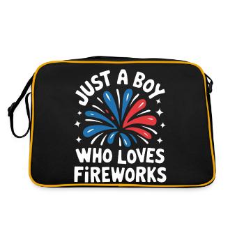 Pyrotechnics Fireworks Pyrotechnics - Retro Bag - black/gold - Back