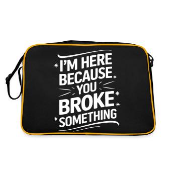 Technical Support Computer - Retro Bag - black/gold - Back