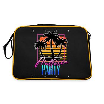 Majorque Party Crew 2025 (Garantie du prix le plus bas) - Sac Retro - noir/or - Dos
