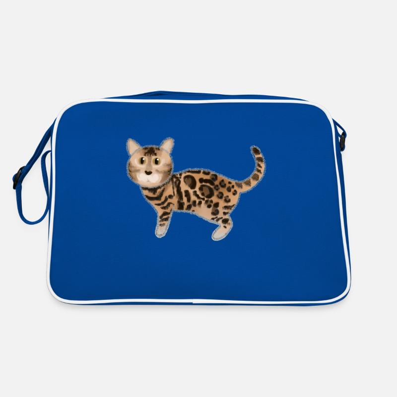 Idée de chat du Bengale Sac Retro