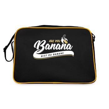 Êtes-vous banane - Êtes-vous une banane? - Sac Retro - noir/or - Dos