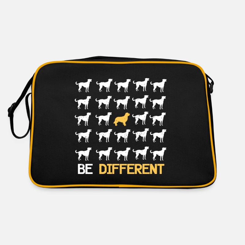 Golden Retriver Hundebesitzer Geschenk Retro Tasche