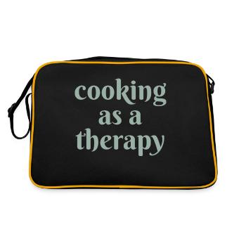 La cuisine comme conception thérapeutique pour les amateurs de cuisine - Sac Retro - noir/or - Dos