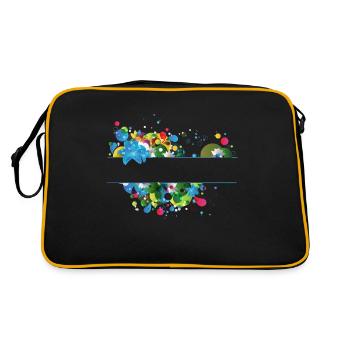 graphique - Sac Retro - noir/or - Dos