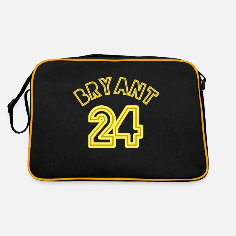 Bryant - Retro Tasche - Schwarz/Gold