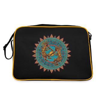 Kokopelli Duo - Sun Ornaments 1 - Sac Retro - noir/or - Dos