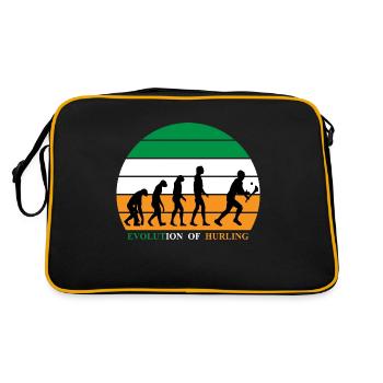 The Evolution of Hurling - Retro Bag - black/gold - Back