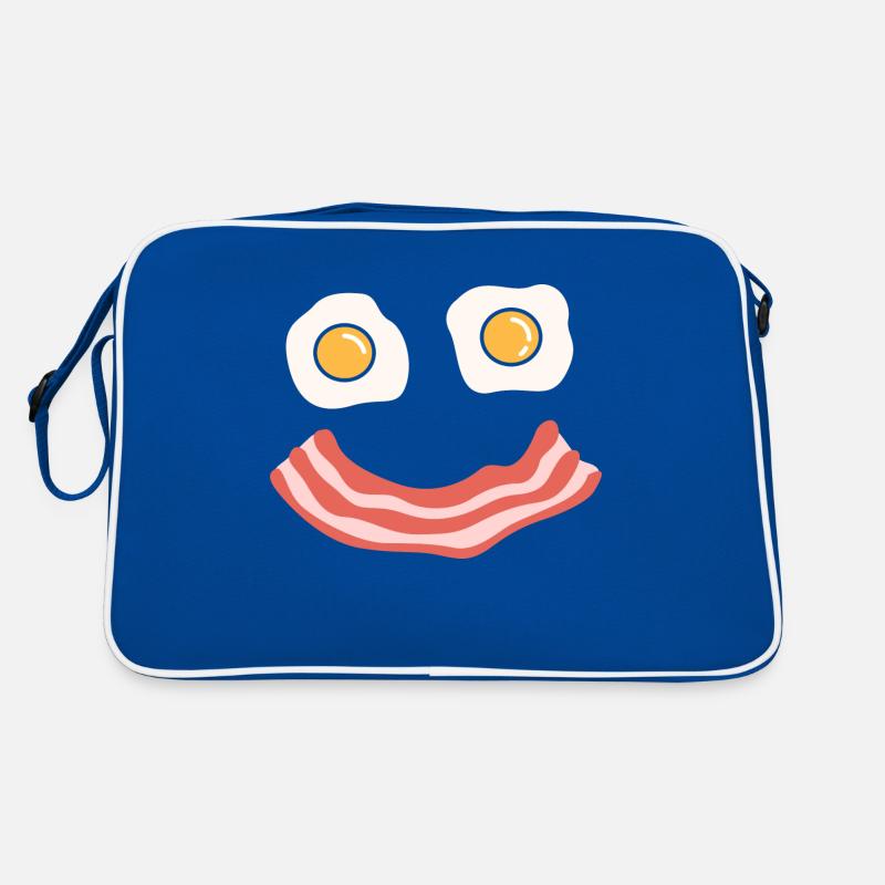 egg bacon Design for a funny designs lovers and Retro Bag