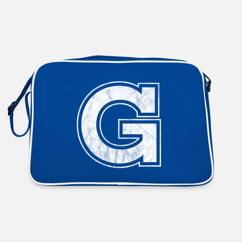 Buchstabe G Retro Tasche