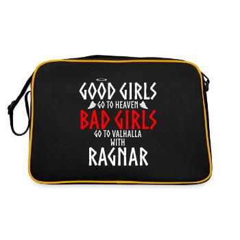 Valhalla Viking - Retro Bag - black/gold - Back
