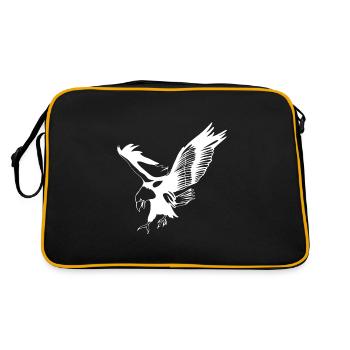 Oiseau - Sac Retro - noir/or - Dos