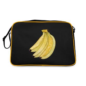 Banane bananes - Sac Retro - noir/or - Dos