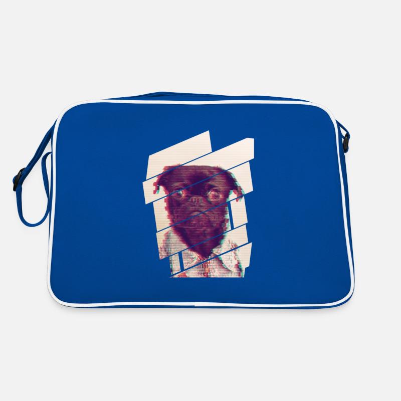 Glitch Mops Retro Tasche