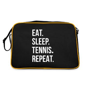 Tennis Tennis Tennis - Sac Retro - noir/or - Dos