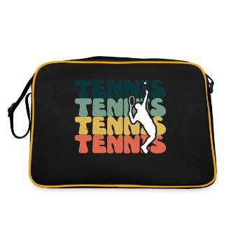 Tennis Tennis Tennis - Sac Retro - noir/or - Dos