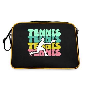 Tennis Tennis Tennis - Sac Retro - noir/or - Dos