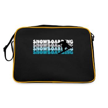 Snowboard Snowboard Snowboard - Sac Retro - noir/or - Dos