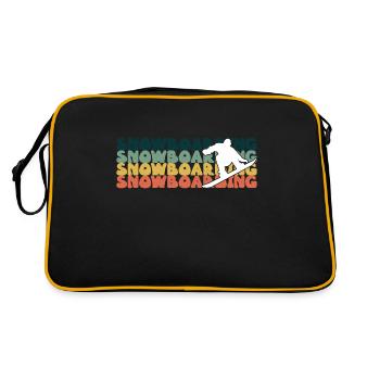 Snowboard Snowboard Snowboard - Sac Retro - noir/or - Dos