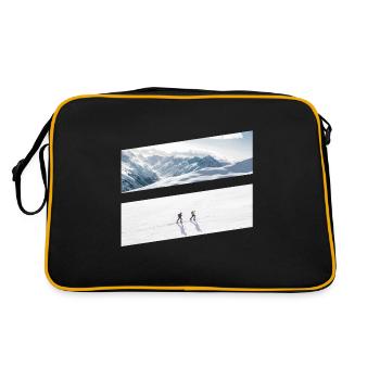 Tour de ski - Sac Retro - noir/or - Dos