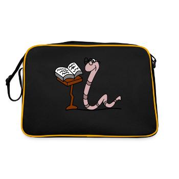 Ver à lunettes - Sac Retro - noir/or - Dos