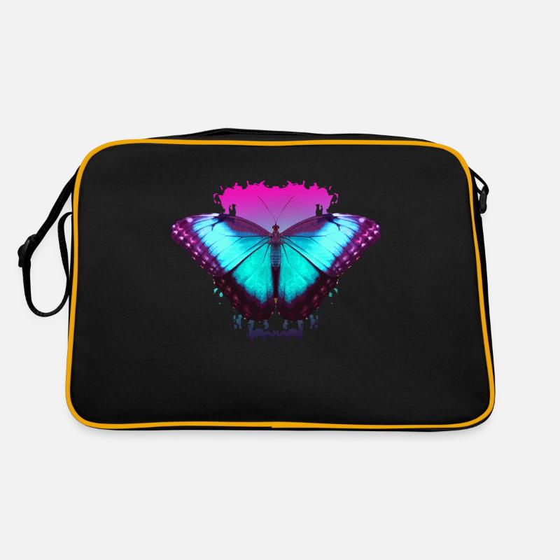 Butterfly Butterfly Gift - Retro Bag - black/gold