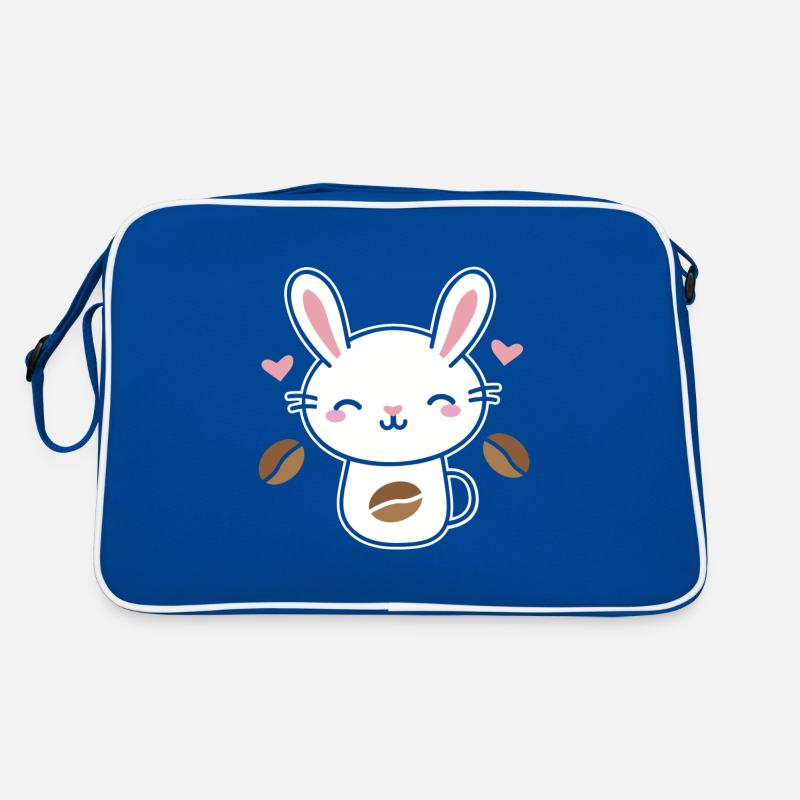 Cadeau de grain de café café lapin caféine lapin Sac Retro
