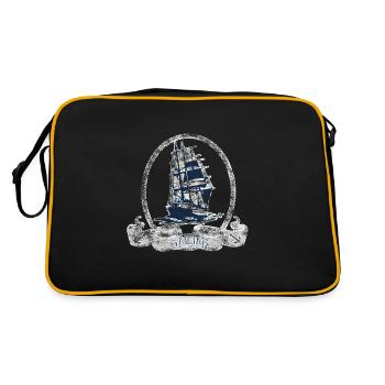 Sailboat - Retro Bag - black/gold - Back