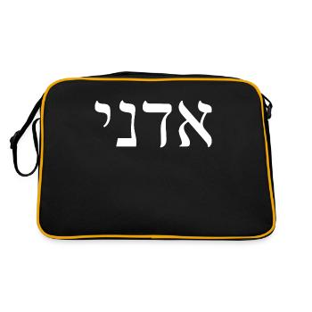 Adonaï - Sac Retro - noir/or - Dos