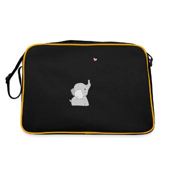 Eddi Elefant - présent - idée présente - Sac Retro - noir/or - Dos