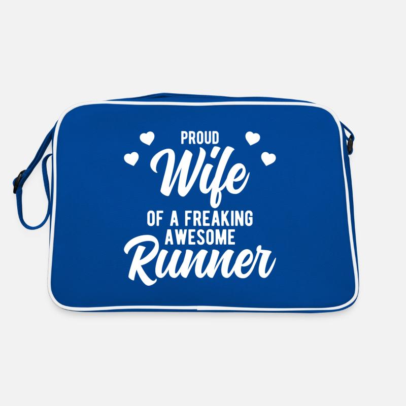Cadeau de phrase drôle de mari en cours d'exécution pour Sac Retro