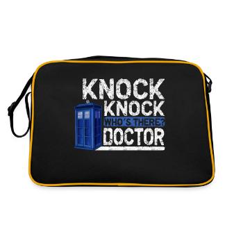 Doctor Doctor Medicine Urologist Doc ENT Wife Gift - Retro Bag - black/gold - Back