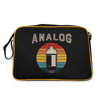 Rétro Analogique Synthétiseur modulaire Musicien - Sac Retro - noir/or - Dos