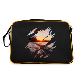 MÜRITZ NORTH SEA BALTIC SEA SCHARBEUTZ - Retro Bag - black/gold - Back